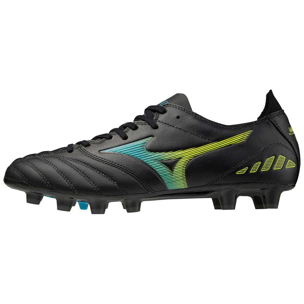 Chuteiras Mizuno Morelia Neo Iii Pro - Homem - Pretas/Azuis Turquesa - MYCTV4823